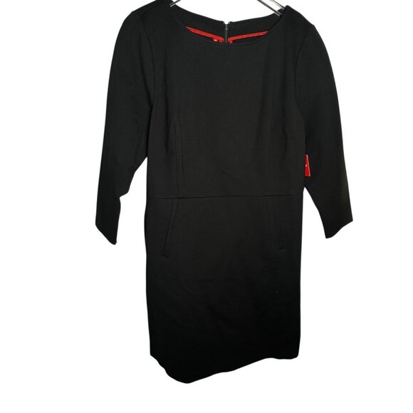 Spanx The Perfect Shift in Classic Black Ponte Stretch Dress 3 /4 Sleeve Size XL - Picture 11 of 11